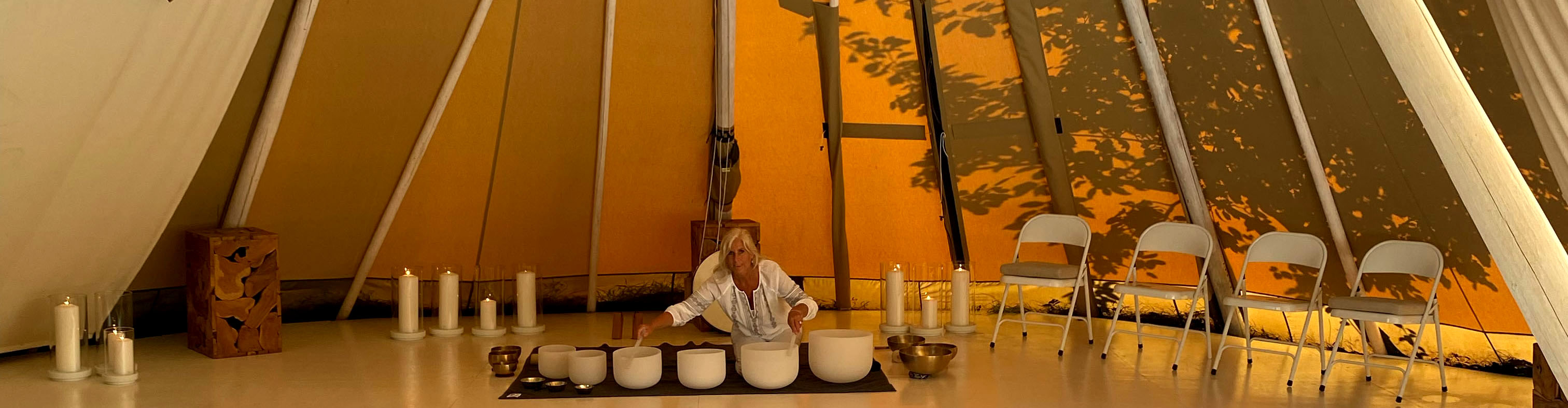 sound bath at Bamford